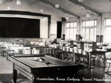 Prentbriefkaart cantine toneel Kamp Zeeburg