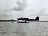 Foto Duits Watervliegtuig op het Buiten-IJ 1940